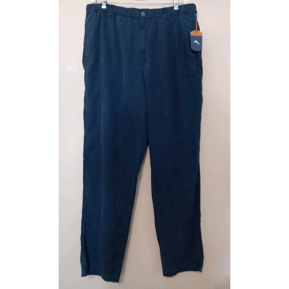 Tommy Bahama Relax Fit Beach Front Blue Soft Corderoy Ribbed Pants Size 1XB